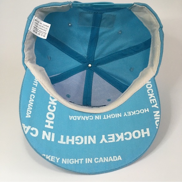 Hockey Night in Canada Budweiser Snap Back Hat Light blue - Picture 6 of 7